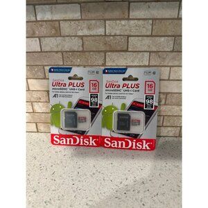 Sandisk Ultra - Flash Memory Card - 16 GB - MicroSDHC bundle